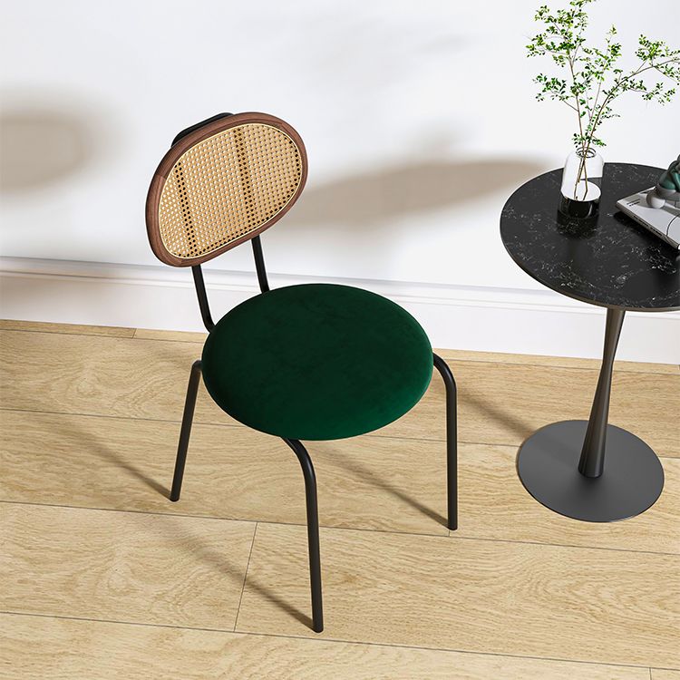 Metal Contemporary Style Chair Set Open Back Side Kitchen Dining Room Chairs Clearhalo ' kitchen&dining_furn' 'Dining Chairs' 'Dining Tables & Seating' 'dining_chair' 'furn' 'furn_dining_chair' 'Furniture' 'furniture_dining_chair' 'Kitchen & Dining Furniture' 'kitchen' 1200x1200_0a05a8f2-e613-482b-945f-f1af99e31708