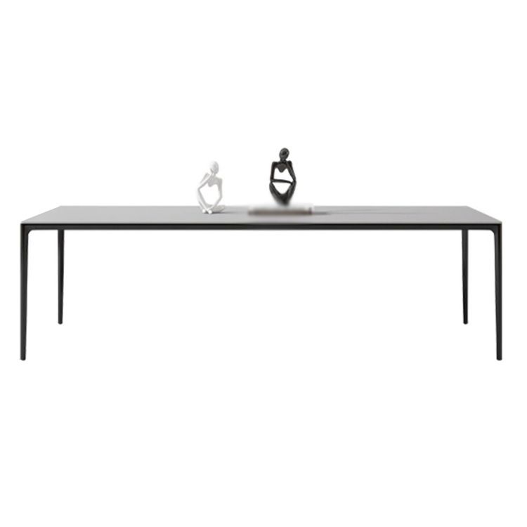 Modern Sintered Stone Top Dining Set Rectangle 1/2/3/5 Pieces Dining Table with Chairs Clearhalo 'Dining Room Sets' 'Dining Tables & Seating' 'dining_room_set' 'furn' 'furn_dining_room_set' 'Furniture' 'furniture_dining_room_set' 'Kitchen & Dining Furniture' 1200x1200_0a079f1c-0c9a-4c90-afa4-9f12c0758148