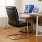 Modern Computer Faux Leather Chair Ergonomic Office Chair with Upholstered Clearhalo 'furn' 'furn_office_chair' 'Furniture' 'Office Chairs' 'Office Furniture' 'office_chair' 1200x1200_0a082d79-528c-4293-9148-6213c52e2944