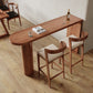 Modern Free Form Bar Table Set 1/3 Pcs Pine Solid Wood Bar Table and Stools in Brown Clearhalo 'Bar Furniture' 'furn' 'furn_home_bar_bar_sets' 'Furniture' 'Home Bars & Bar Sets' 'home_bar_bar_sets' 'Kitchen & Dining Furniture' 1200x1200_0a0cdb07-ac35-4d6d-8d9b-be4c70ed3037