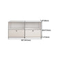 Sidebordo in acciaio inossidabile in stile moderno Sideboard bianca per soggiorno
