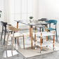 Plastic Dining Arm Chairs Kitchen Open Back Stackable Armchairs Indoor Clearhalo ' kitchen&dining_furn' 'Dining Chairs' 'Dining Tables & Seating' 'dining_chair' 'furn' 'furn_dining_chair' 'Furniture' 'furniture_dining_chair' 'Kitchen & Dining Furniture' 'kitchen' 1200x1200_0a112cc8-53ed-4457-8ce3-dc5fb0b4e35f