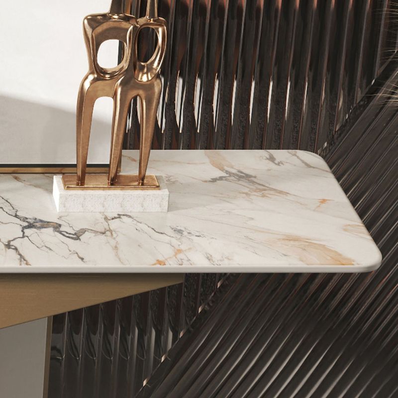 Tavolo della console contemporanea a forma di rettangolo