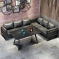 Industrial Style Dining Room Table Black Metal Base Table for Home Kitchen Dinner Clearhalo ' dining_table' 'Dining Tables & Seating' 'Dining Tables' 'furn' 'furn_dining_table' 'Furniture' 'furniture_dining_table' 'Kitchen & Dining Furniture' 'kitchen&dining_furn' 'kitchen' 'kitchen_dining_table' 1200x1200_0a14afac-e6b3-4ca0-aaad-3579dcab4fc6