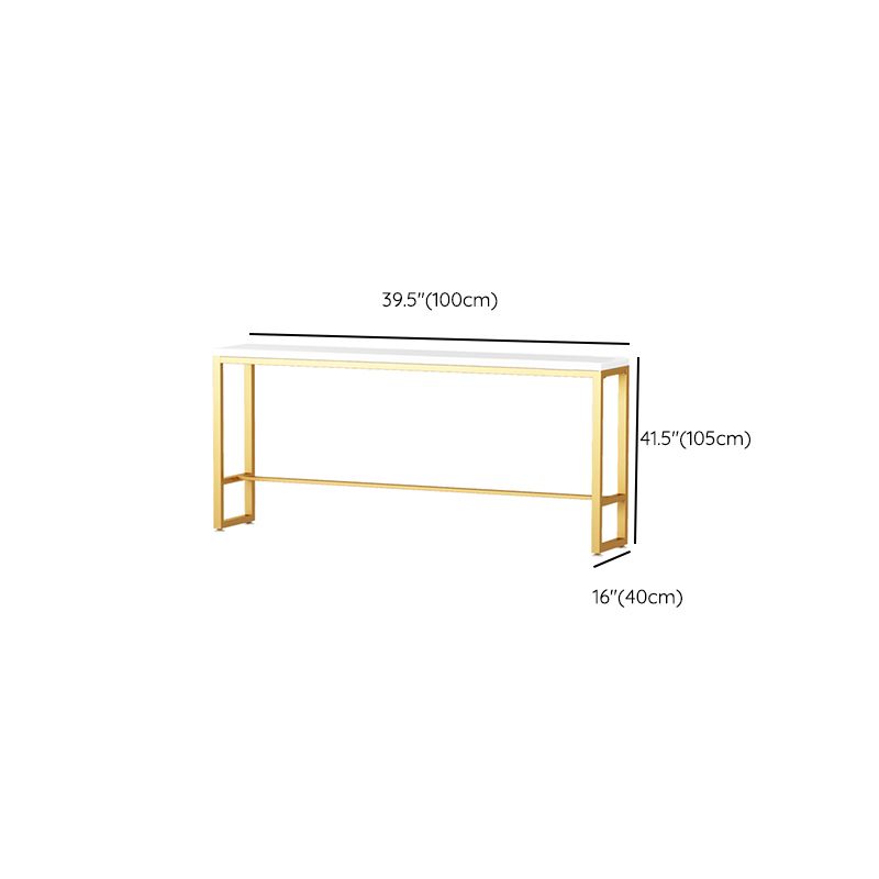 Pine Solid Wood Bar Height Table Glam Rectangle Indoor Bar Table Clearhalo 'Bar Furniture' 'Bar Tables' 'bar_tables' 'furn' 'furn_bar_tables' 'Furniture' 'Kitchen & Dining Furniture' 1200x1200_0a156115-6730-466c-a389-9e56a86d72ee
