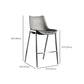 Armless Bar Stools Adjustable Height Dining Stools with Metal Base