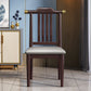 Solide houten eetstoelen moderne stijl armloze eetkamerstoelen voor eetkamer