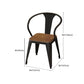 Industrial Rectangle Bar Table Set 1/5/7 Pieces Solid Wood Pub Table Set for Indoor