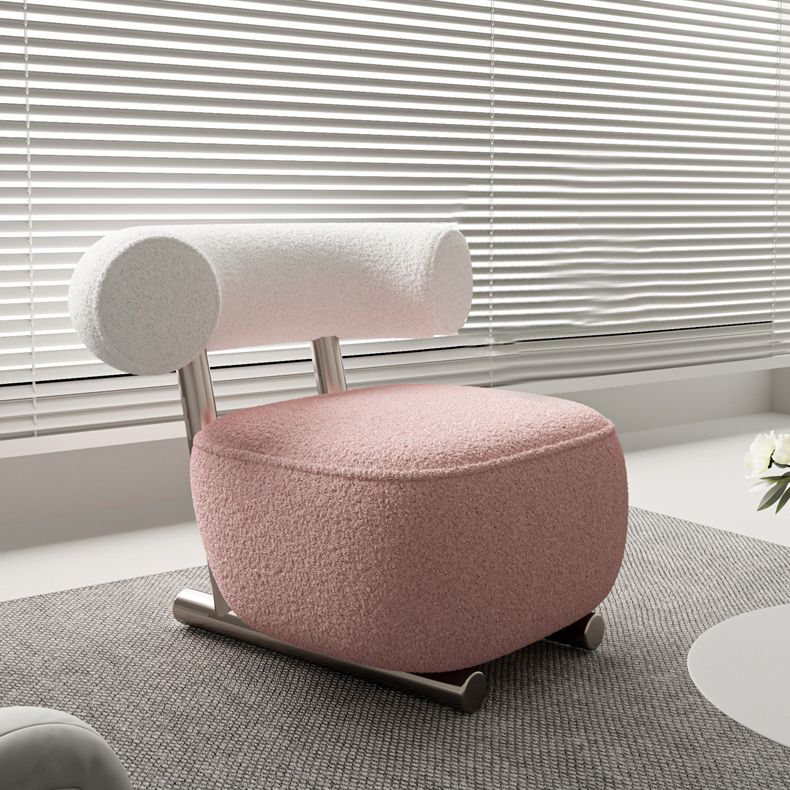 Wool Armless Chair with Tight Back 36.61" Wide Chair for Living Room Clearhalo 'Accent Chairs' 'accent_chairs' 'Chairs & Seating' 'furn' 'furn_accent_chairs' 'Furniture' 'Living Room Furniture' 1200x1200_0a190438-f905-4202-a75c-8504619bddb6