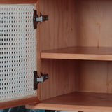 Moderno suscrime a legno in legno a 1 scaffale da 24 pollici da 24 pollici H comodino in legno massiccio con gambe