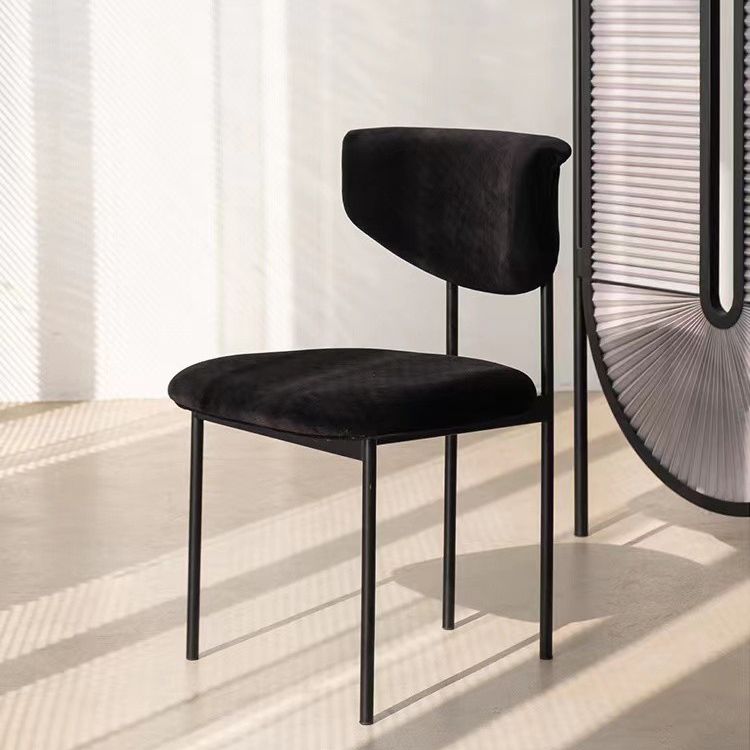 Kitchen Upholstered Armless Chair Industrial Open Back Dining Chair Clearhalo 'Dining Chairs' 'Dining Tables & Seating' 'dining_chair' 'furn' 'furn_dining_chair' 'Furniture' 'Kitchen & Dining Furniture' 1200x1200_0a1acf19-5ef2-4f59-b521-90bc66e78e9a