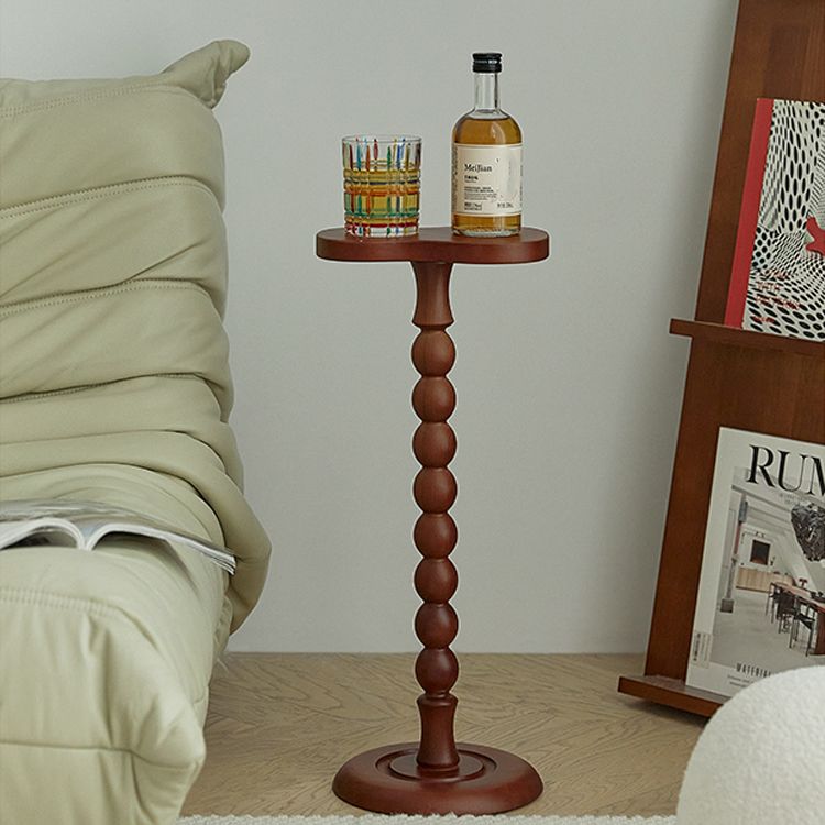 Traditional Wood End Table Sled Black/Brown Side End Snack Table Clearhalo 'Coffee & Accent Tables' 'End & Side Tables' 'end_side_tables' 'furn' 'furn_end_side_tables' 'Furniture' 'Living Room Furniture' 1200x1200_0a1c52f2-c9fd-4fcb-8f9a-4b6bb2e6c53e