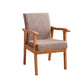 Mid-century Modern Style Fabric Arms Included Accent Armchair