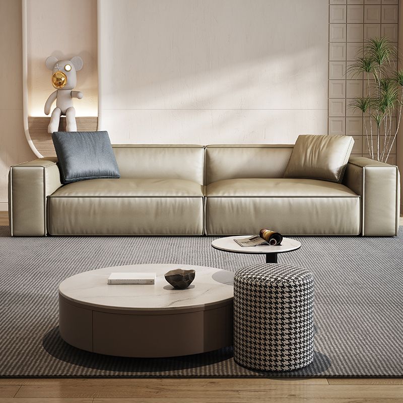 Square Arm Standard Sofa Contemporary Style Sofa for Living Room Clearhalo 'furn' 'furn_sofas' 'Furniture' 'furniture_sofas' 'kitchen' 'kitchen_sofas' 'Living Room Furniture' 'Sofa' 'sofas' 1200x1200_0a1dfe89-5760-4495-be0b-8b6a46e6f782