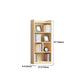 Contemporary Wooden Vertical Book Shelf Closed Back Brown Shelf Bookcase for Study Room Clearhalo 'Bookcases' 'furn' 'furn_bookcases' 'Furniture' 'Office Furniture' 1200x1200_0a1f64ec-d624-427c-98d9-82a4987ad41c