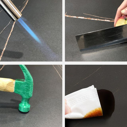 Set da tavolo moderno sinterizzato in pietra sinterizzato set da pranzo 1/2/5/7