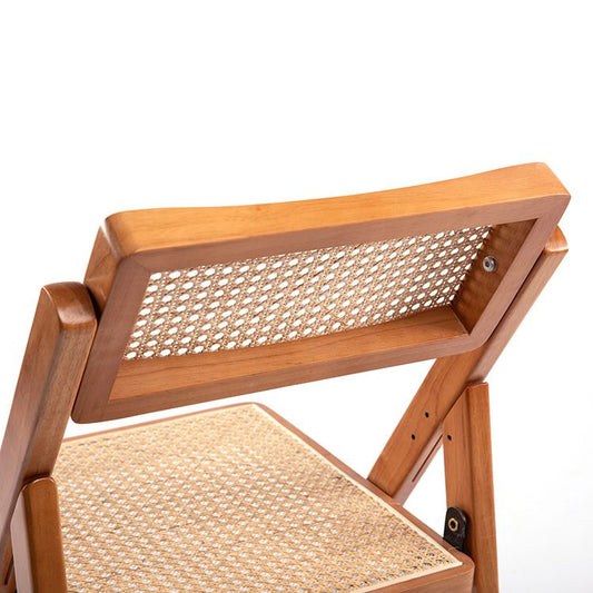 Silla de comedor plegable de estilo moderno silla lateral de madera para sala de estar para sala de estar