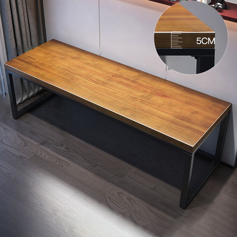 Rectangular Writing Desk Modern Writing Desk with Metal Legs Clearhalo 'furn' 'furn_office_desk' 'Furniture' 'Office Desks' 'Office Furniture' 'office_desk' 1200x1200_0a2382a0-5550-42a6-b57f-4f5e46fe586e