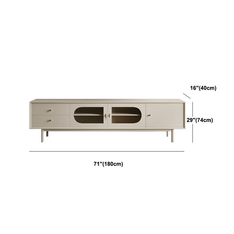 Console porta TV in legno Porta TV moderno con cassetti