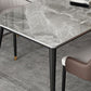 Rectangle Black Base Dining Table Modern Stone Table for Dining Room Use Clearhalo 'Dining Tables & Seating' 'Dining Tables' 'dining_table' 'furn' 'furn_dining_table' 'Furniture' 'Kitchen & Dining Furniture' 1200x1200_0a25eee9-c727-47c6-999f-d749fb186748