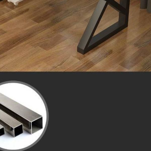 Bureau de jeu contemporain finition antique Bureau de bureau en bois avec jambes en métal