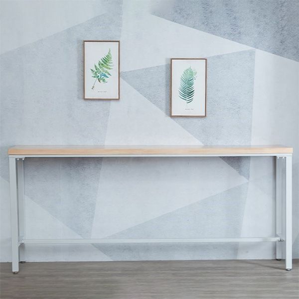 Set tavolo da bar moderno Set da bistrot rettangolare in legno massello di pino da 1/2/5 pezzi