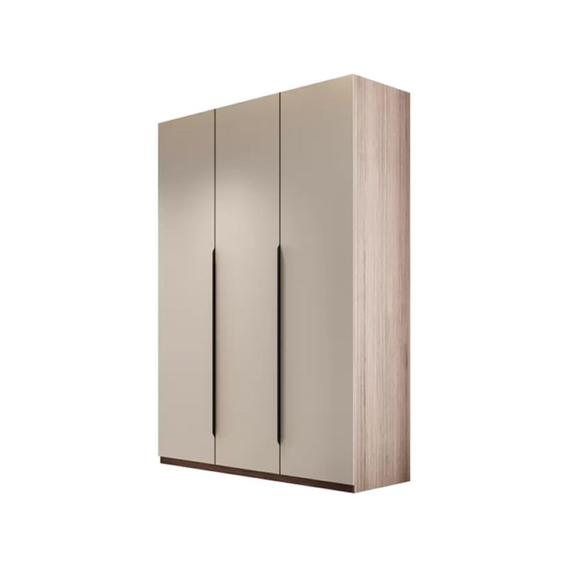 Hinged Storage Cabinet Modern Wardrobe Armoire with Garment Rod Clearhalo 'Armoires & Wardrobes' 'armoires_wardrobes' 'Bedroom Furniture' 'furn' 'furn_armoires_wardrobes' 'Furniture' 1200x1200_0a26c9b8-84da-4cba-9961-030b42b3176e