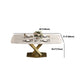 Glam Rectangle 1/4/5/6/7 Pieces Dinette Set Indoor White and Gold Dining Set Clearhalo 'Dining Room Sets' 'Dining Tables & Seating' 'dining_room_set' 'furn' 'furn_dining_room_set' 'Furniture' 'Kitchen & Dining Furniture' 1200x1200_0a2863fe-3747-438a-92a7-cdf635d88fa7
