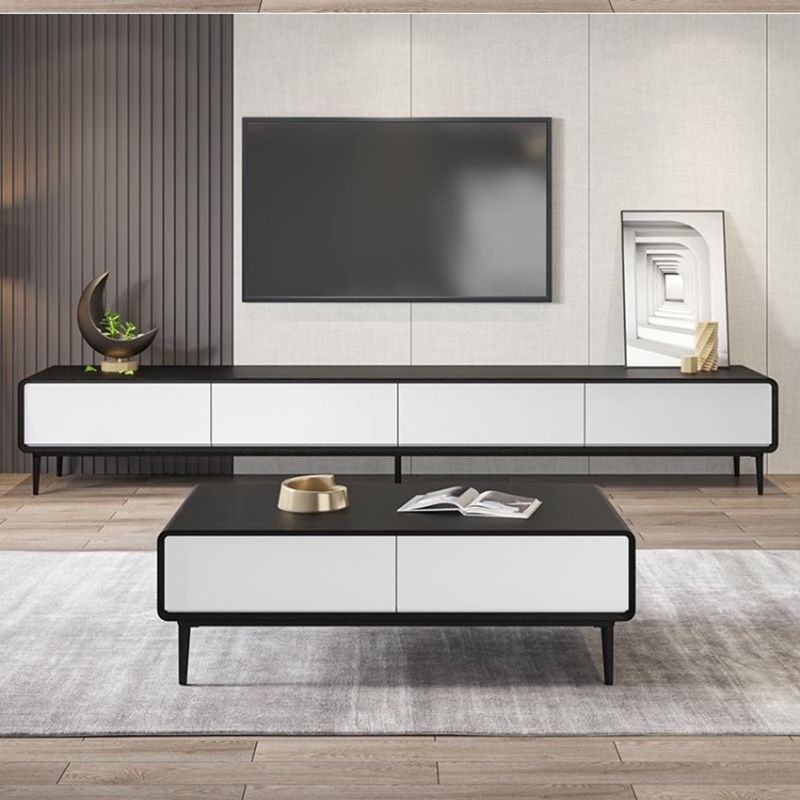 15"H Contemporary Coffee Table Single Coffee Cocktail Table with Storage Clearhalo 'Coffee & Accent Tables' 'Coffee Tables' 'coffee_tables' 'furn' 'furn_coffee_tables' 'Furniture' 'Living Room Furniture' 1200x1200_0a28b6e1-05e7-435b-93f0-9fcad4eb006c