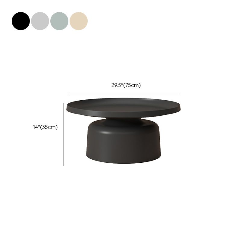 Contemporary Corner Table Metal Round Pedestal Accent Side Table Clearhalo 'Coffee & Accent Tables' 'End & Side Tables' 'end_side_tables' 'furn' 'furn_end_side_tables' 'Furniture' 'Living Room Furniture' 1200x1200_0a297e61-dc10-4511-84a5-6d667fb89ebe