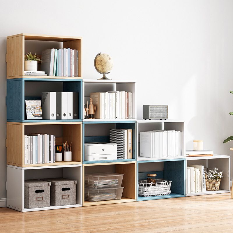 Open Back Modern Style Bookshelf 18 "l Ingenieur Holzbuchhandel für Heimbüro