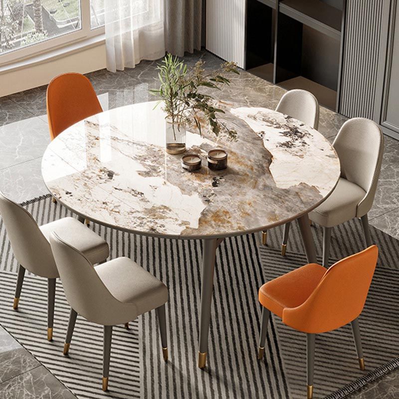 4-foot Solid Wood Table Round Traditional Luxury Extendable Dining Table Clearhalo 'Dining Tables & Seating' 'Dining Tables' 'dining_table' 'furn' 'furn_dining_table' 'Furniture' 'Kitchen & Dining Furniture' 1200x1200_0a31f81f-d2cf-40ce-ad99-ef2f90d38d35