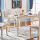 Stone White Dining Table Victorian 4 Legs Table for Dining Room Clearhalo 'Dining Tables & Seating' 'Dining Tables' 'dining_table' 'furn' 'furn_dining_table' 'Furniture' 'Kitchen & Dining Furniture' 1200x1200_0a35dc06-6569-4a25-a610-019e6954f036