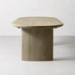 1/4/5/9 Piece en bois massif Ovale Shape Dining Room Chite et Table Tablet