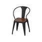 Solid Wood Dining Chairs Contemporary Arm Chairs with Metal Base Clearhalo 'Dining Chairs' 'Dining Tables & Seating' 'dining_chair' 'furn' 'furn_dining_chair' 'Furniture' 'Kitchen & Dining Furniture' 1200x1200_0a3b12a9-b4c7-4e8e-8544-f4790ce969d4