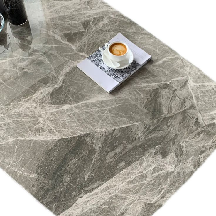 Rectangle Stone Dining table Traditional Luxury Dining Site Table with Wood Legs Clearhalo ' dining_table' 'Dining Tables & Seating' 'Dining Tables' 'furn' 'furn_dining_table' 'Furniture' 'furniture_dining_table' 'Kitchen & Dining Furniture' 'kitchen&dining_furn' 'kitchen' 'kitchen_dining_table' 1200x1200_0a3bb2af-c6de-4870-bd1d-ce7362a9d619