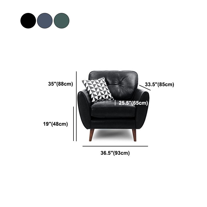 グラムタフトスプリットバックスタンダードリビングルーム枕トップアームソファ