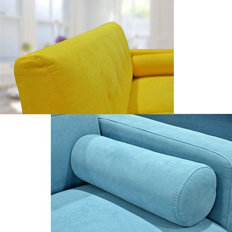 Sofá con cajas cuadradas de mezcla de algodón de 30.31 "H para sala de estar