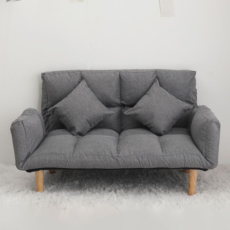 Modern Biscuit Back Reclining Square Arm Linen Stationary Sofa Clearhalo 'furn' 'furn_sofas' 'Furniture' 'Living Room Furniture' 'Sofa' 'sofas' 1200x1200_0a3c3724-efa0-46f5-9cf0-c8f6e135c63d