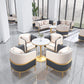 Traditional Luxury Stone Dining Table Round Dinette Table for Dining Room Clearhalo ' dining_table' 'Dining Tables & Seating' 'Dining Tables' 'furn' 'furn_dining_table' 'Furniture' 'furniture_dining_table' 'Kitchen & Dining Furniture' 'kitchen&dining_furn' 'kitchen' 'kitchen_dining_table' 1200x1200_0a3f8e4a-8dde-4114-ad4e-d8d11fb1f05b