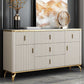 Contemporary Glam Combo Dresser Horizontal Storage Chest Dresser for Home Office Clearhalo 'Bedroom Furniture' 'Dressers & Chests' 'dressers_chests' 'furn' 'furn_dressers_chests' 'Furniture' 1200x1200_0a403dca-0aa1-4810-8a41-05f18d26a285