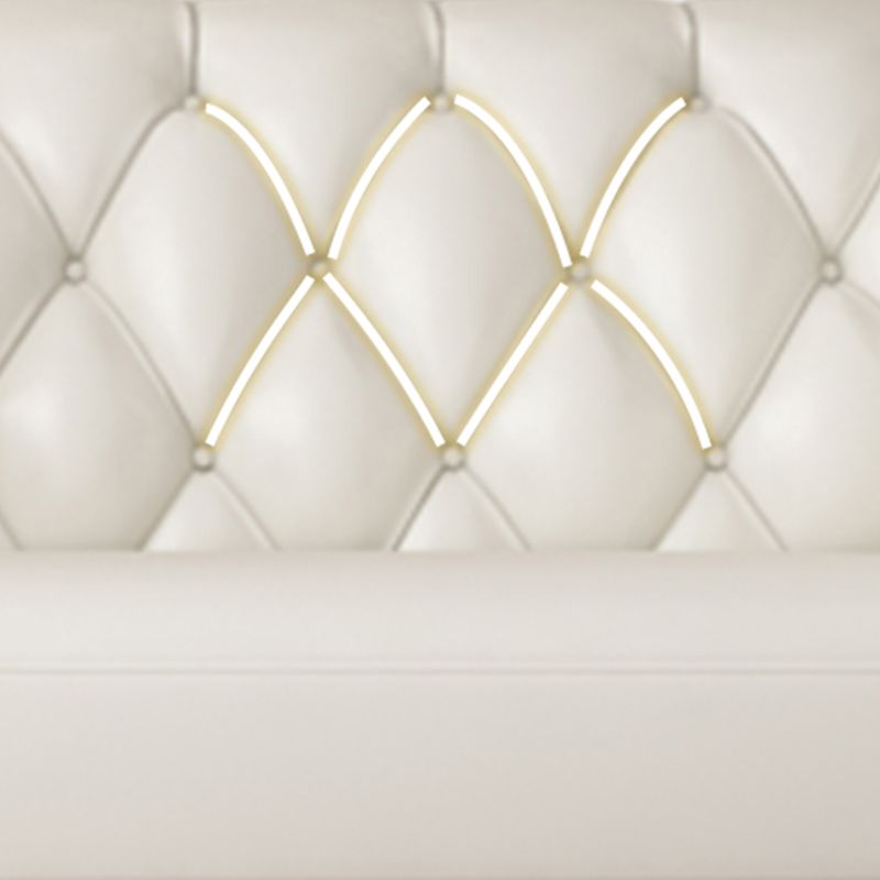 現代的な28.7 "Hフェイクレザータフトタキシードアームソファリビングルーム