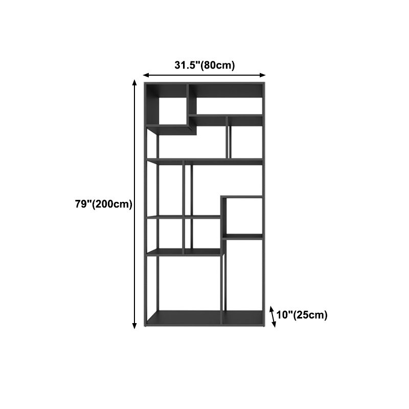 9.84"W Bookshelf Industrial Style Open Back Bookcase for Study Room Home Office Clearhalo 'Bookcases' 'furn' 'furn_bookcases' 'Furniture' 'furniture_bookcases' 'kitchen' 'kitchen_bookcases' 'Living Room Furniture' 'Office Furniture' 1200x1200_0a41c753-3749-4f27-b393-ae8d3ac67c1c