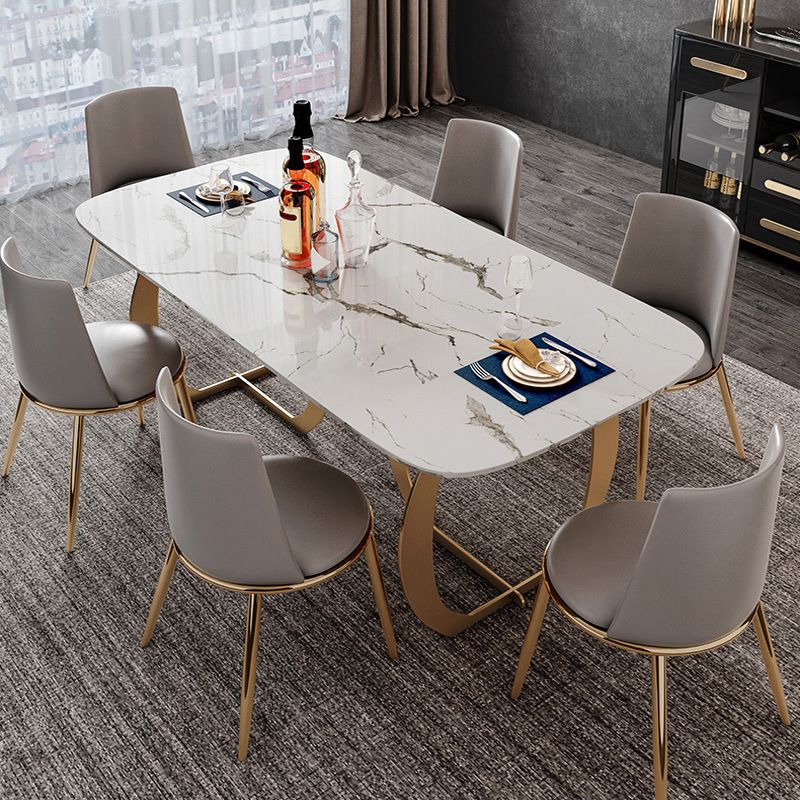 Ensemble de table rectangle de style contemporain 1/4/7 pièces Sending pour usage domestique