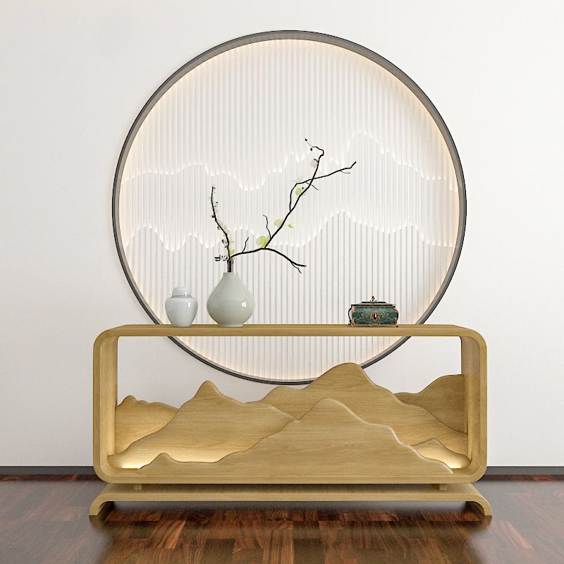 Tavolo della console contemporanea a forma di rettangolo