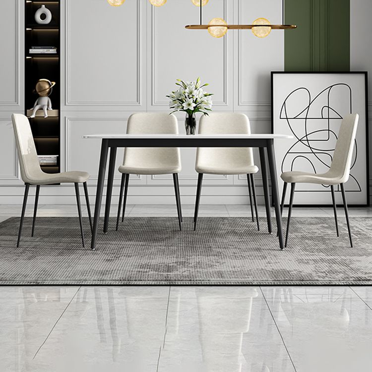 Nordic 1/4/5/7 Pieces Dining Set Sintered Stone White Dining Furniture Set /Separate Items Clearhalo 'Dining Room Sets' 'Dining Tables & Seating' 'dining_room_set' 'furn' 'furn_dining_room_set' 'Furniture' 'furniture_dining_room_set' 'Kitchen & Dining Furniture' 'kitchen&dining_furn' 'kitchen' 1200x1200_0a469de8-eaf3-4f6a-b67f-b22679ad7c5c