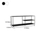 12.99"D TV Stand Industrial Style Open Storage TV Console with 3-shelf Clearhalo 'furn' 'furn_tv_stands_entertainment_centers' 'Furniture' 'Living Room Furniture' 'TV Stands & Entertainment Centers' 'TV Stands & Media Storage Furniture' 'tv_stands_entertainment_centers' 1200x1200_0a4851f6-e944-4e41-9ff4-720c39862c09