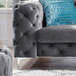 Contemporary Tufted Back Sofa with Tuxedo Arm for Livingroom