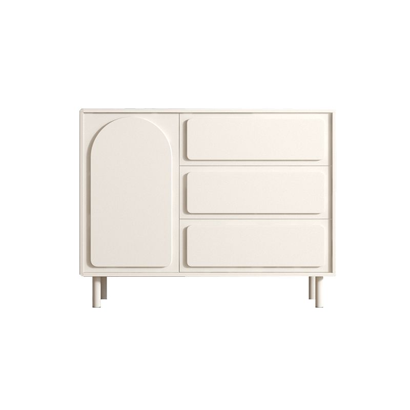 37.4"Tall White Wooden Cabinet , 3- Drawer Rectangle Accent Cabinet Clearhalo 'Cabinets & Chests' 'cabinets_chests' 'furn' 'furn_cabinets_chests' 'Furniture' 'Living Room Furniture' 1200x1200_0a4c453c-a113-4b5b-8483-1ad0b842378d