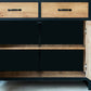 Industrial Natural Solid Wood Cabinet with Shelf and 2 Doors Clearhalo 'Cabinets & Chests' 'cabinets_chests' 'furn' 'furn_cabinets_chests' 'Furniture' 'Living Room Furniture' 1200x1200_0a4c9b44-a34d-42a3-91b5-1c5456f2780c